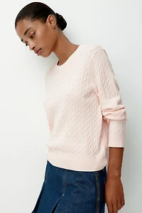 Cable-Knit Sweater
