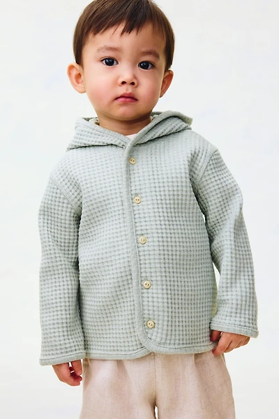 Chandail en coton gaufré