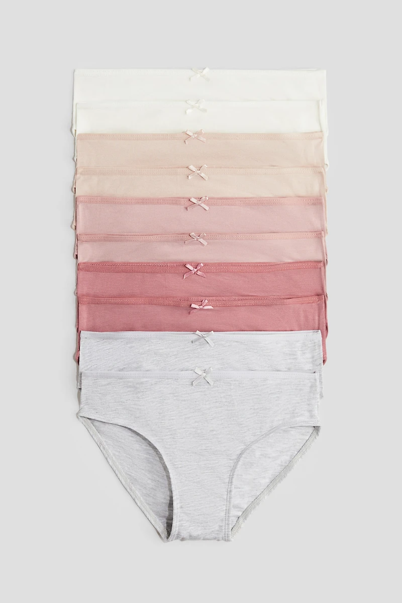 Lot de 10 culottes en coton
