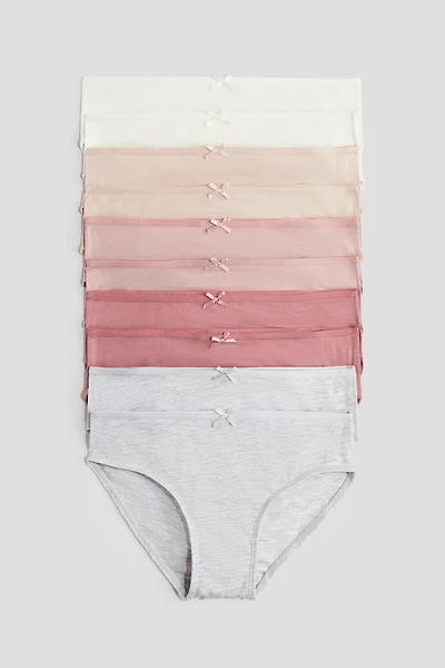 Lot de 10 culottes en coton