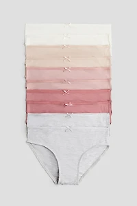 Lot de 10 culottes en coton