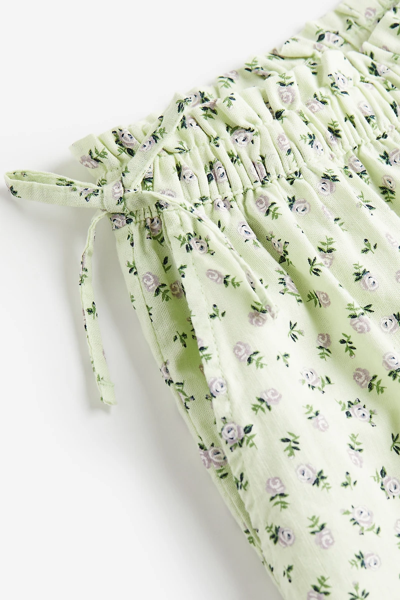 Flounce-trimmed Shorts