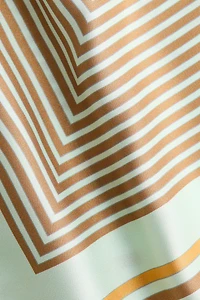 Scarf-Look One-Shoulder Top