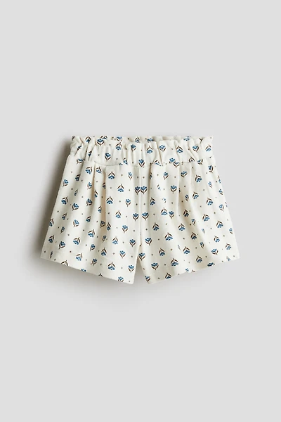 Short en jersey imprimé