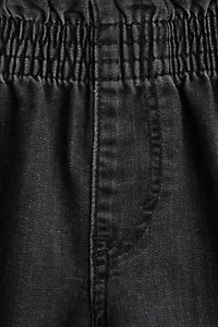 Loose Fit Denim Shorts