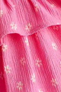 Crinkled Tiered Skirt
