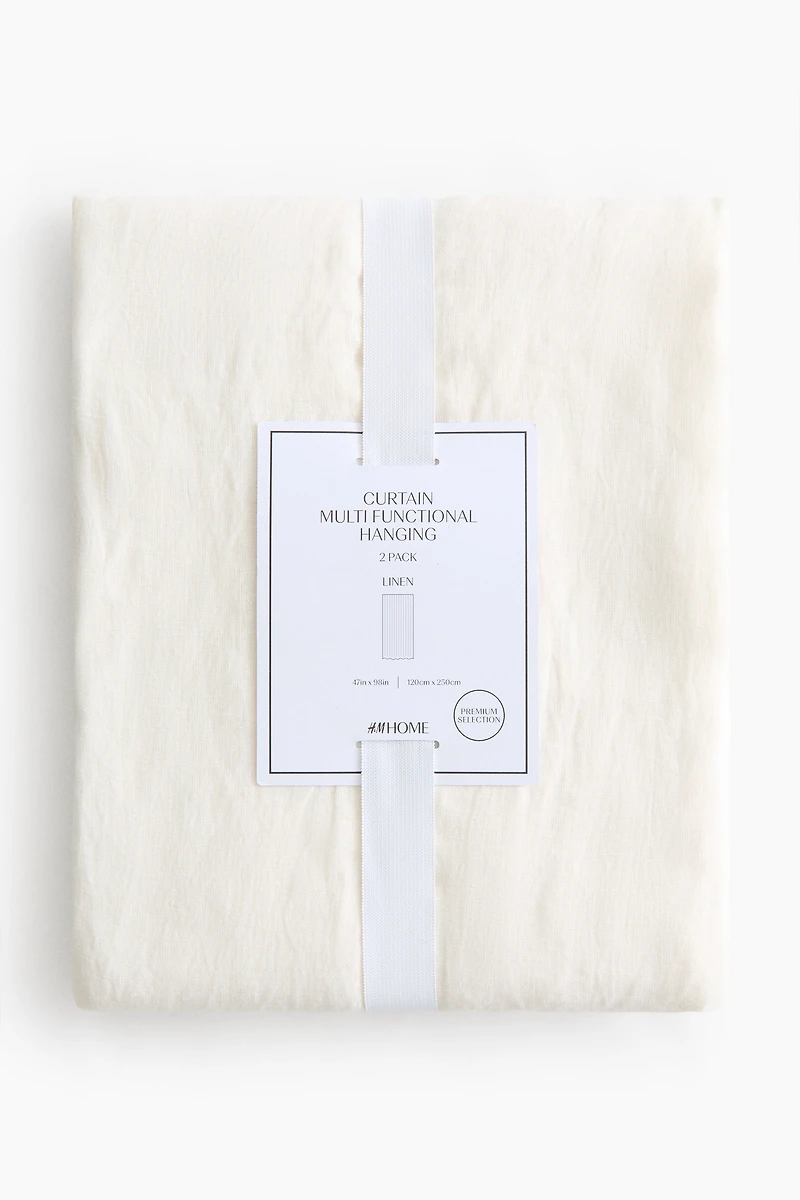 2-Pack Linen Curtain Panels