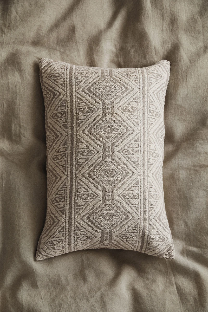Textured-Pattern Cushion Cover