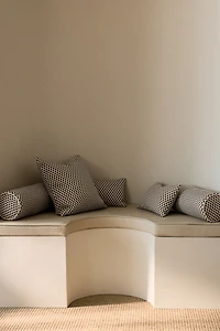 Jacquard-Weave Outdoor Bolster