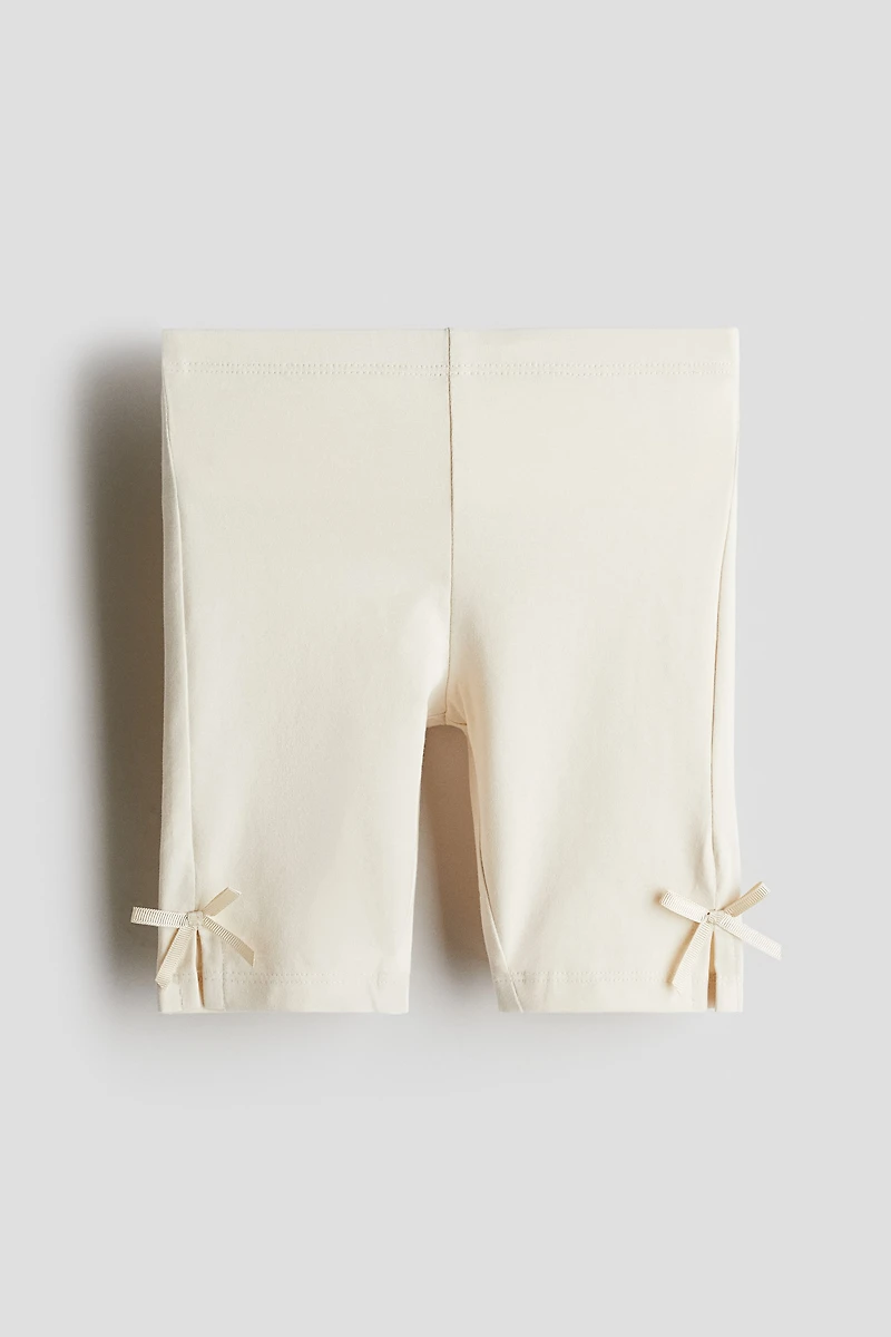 Bow-Detail Bike Shorts