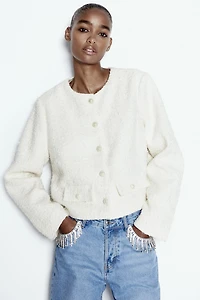 Veste en bouclé