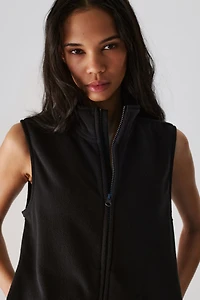Regular-Fit Fleece Sports Vest