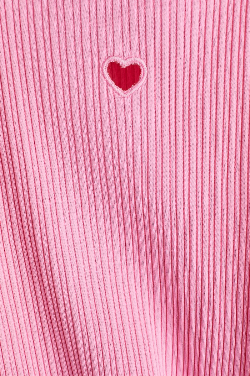 Ribbed strappy dress