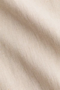 Pantalon large en lin mélangé