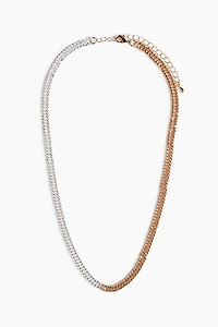 Two-Tone Chain Necklace