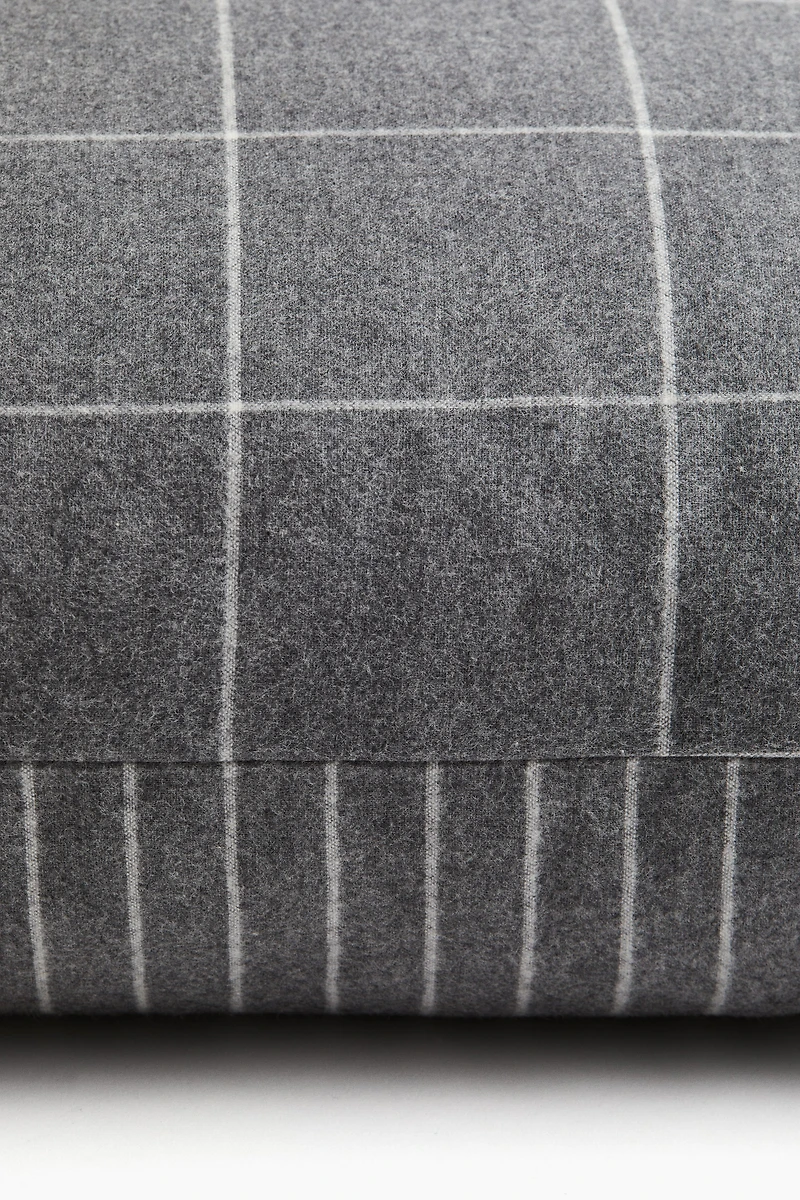 Flannel Twin Duvet Cover Set