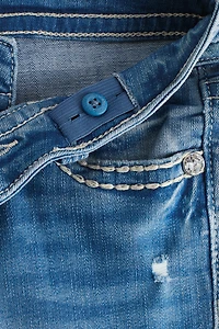 Skinny-Fit Bootcut Low Jeans