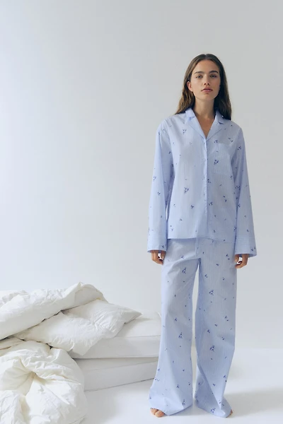 Cotton Poplin Pajamas