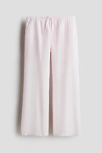 Eyelet-Embroidered Pants