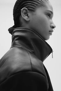 Veste en tissu enduit