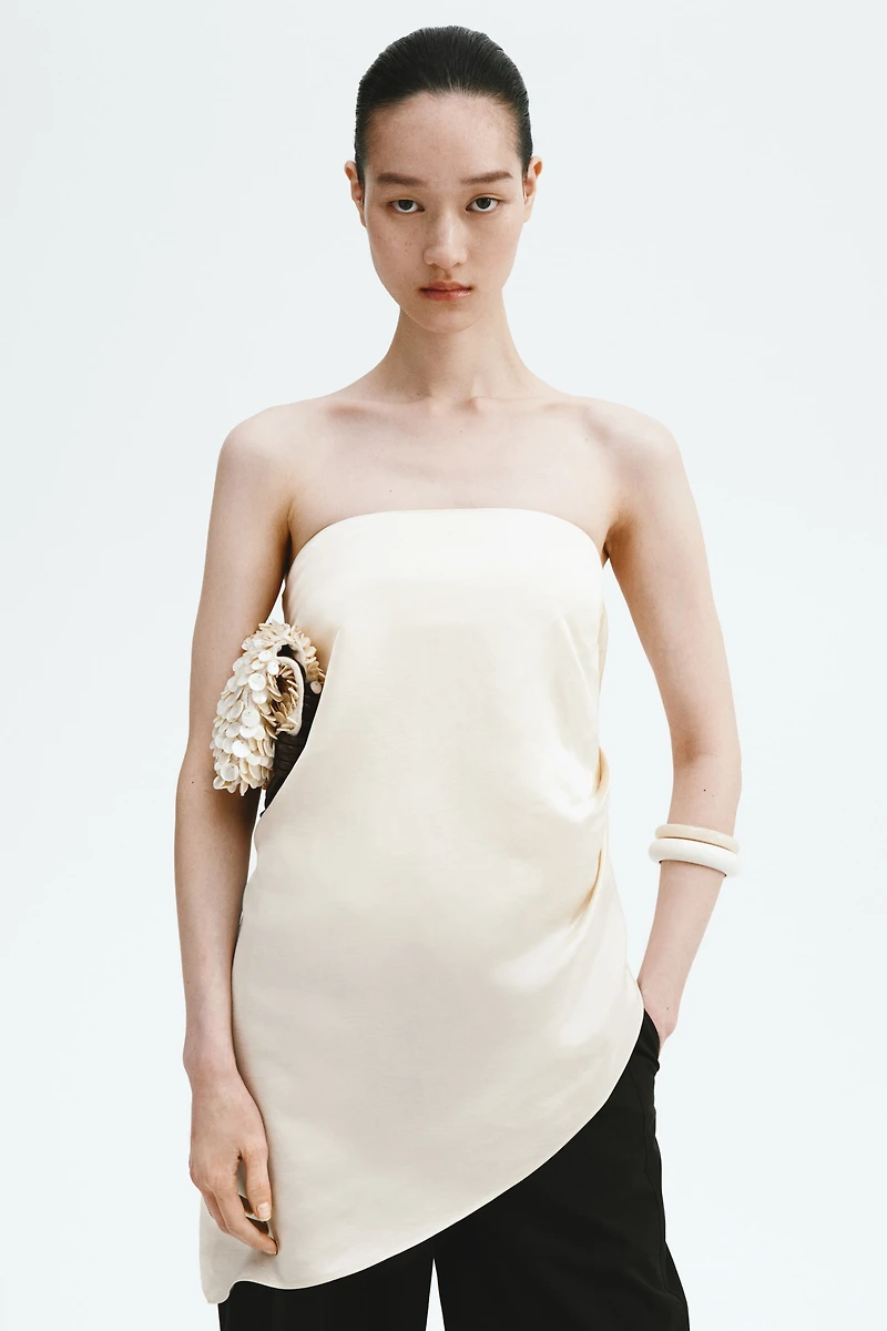 Satin Bandeau Top