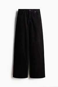 Wide-Leg Corduroy Pants