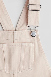 Denim Overall Shorts