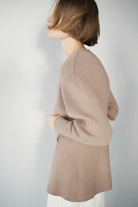 Cardigan with Defined Waist