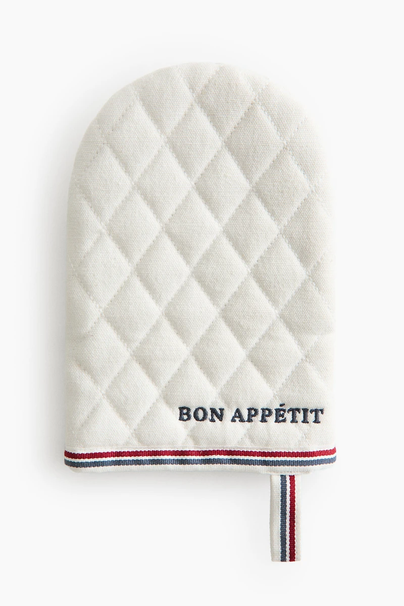 Quilted Oven Mitt