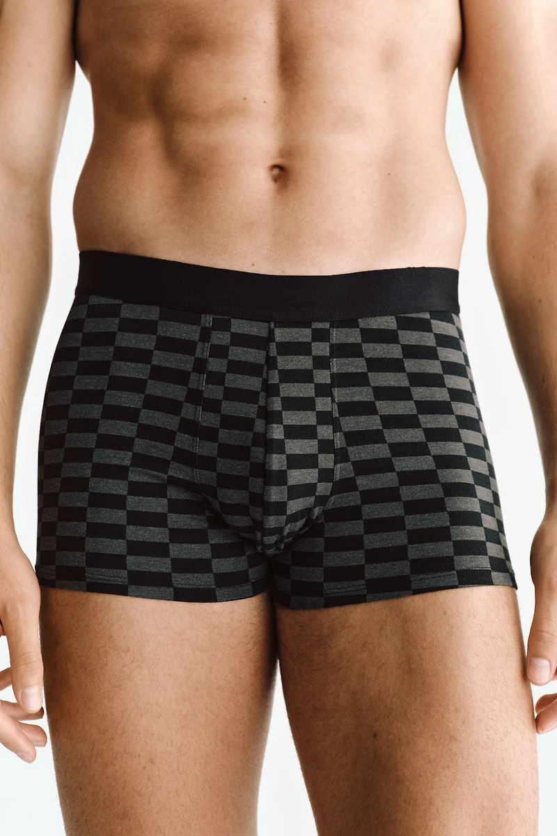 3-Pack Short Cotton Boxer Briefs
