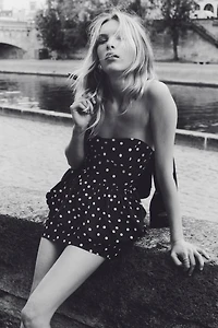 Peplum Bandeau Dress