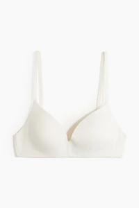 Padded Soft-Cup Microfiber Bra