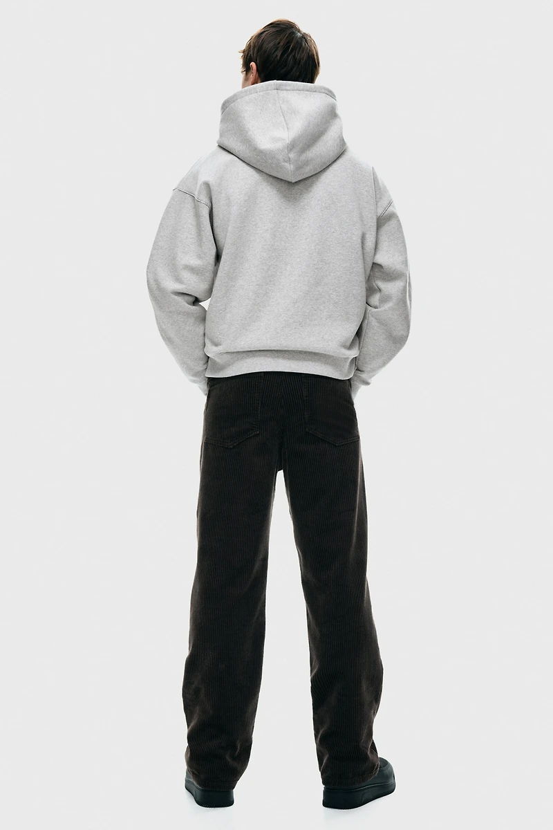 Loose-Fit Printed Hoodie