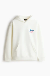 Relaxed-Fit Printed Hoodie