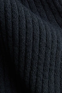 Flared Rib-Knit Pants