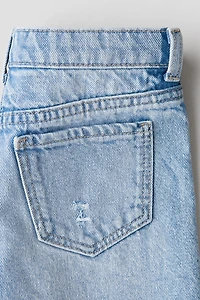 Frayed Denim Shorts