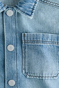 Surchemise grande taille en denim