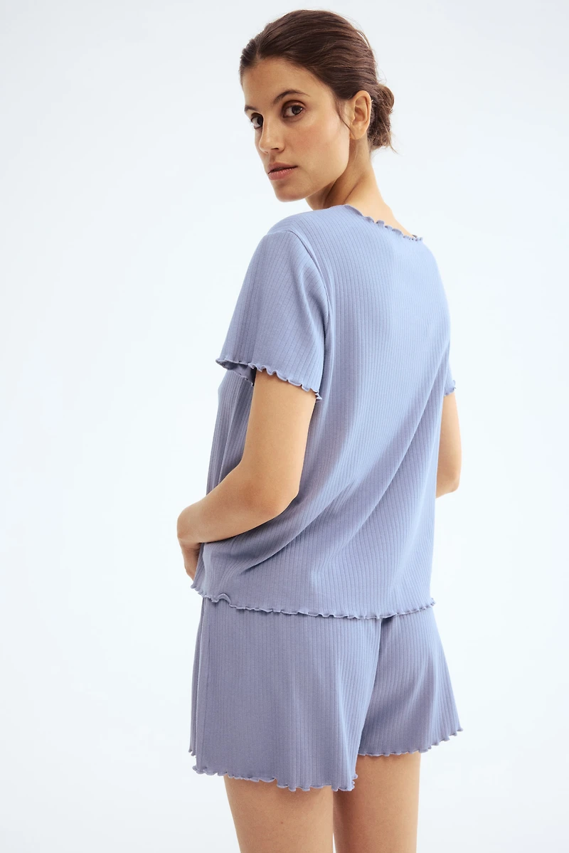 MAMA Ribbed Pajamas