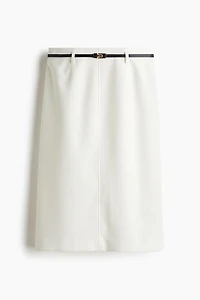 Pencil Skirt with Belt