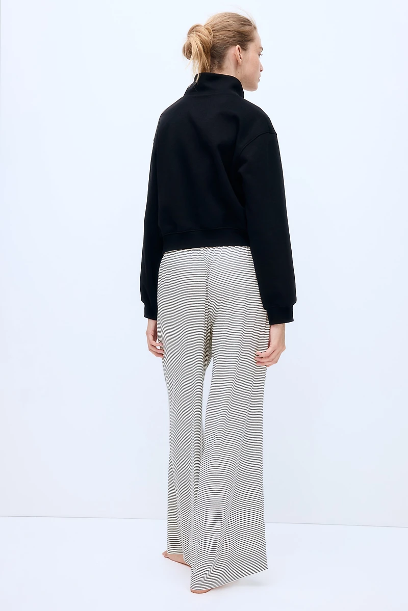 Straight-Leg Drawstring Pants