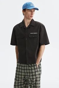 Relaxed-Fit Short-Sleeved Utility Shirt