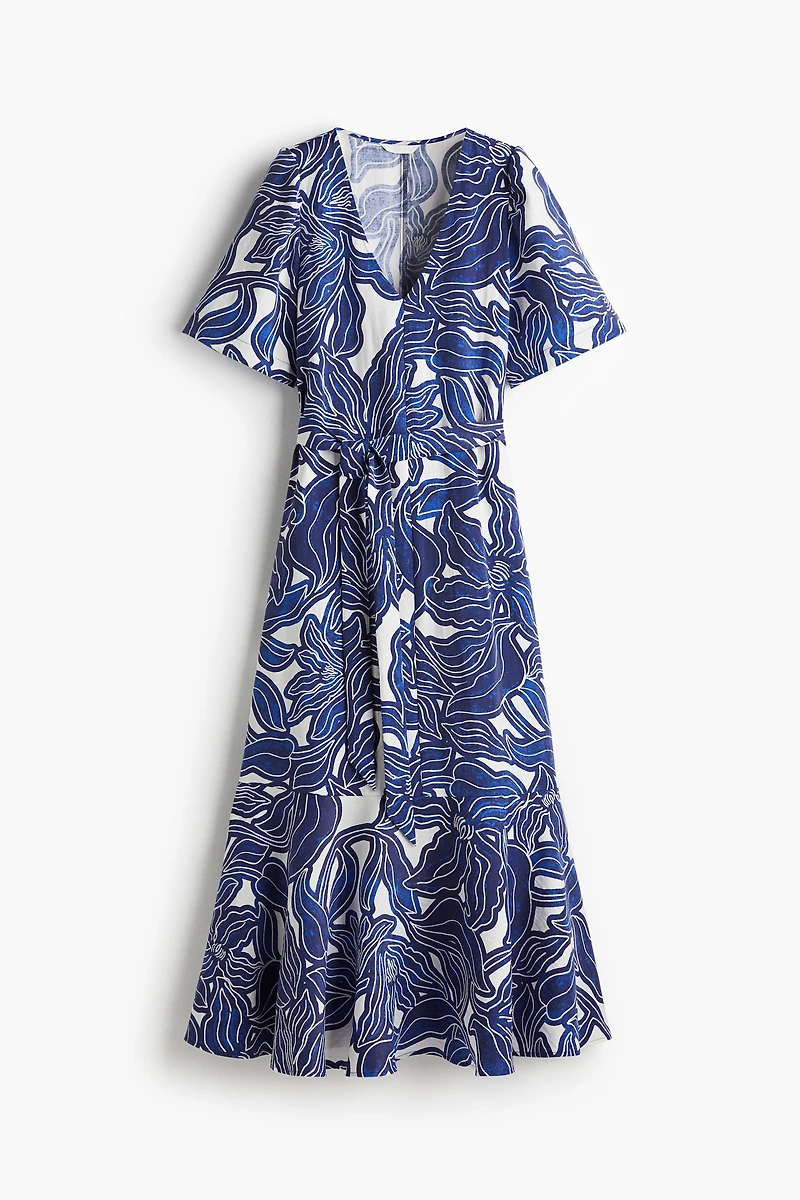 Patterned Twill Dress