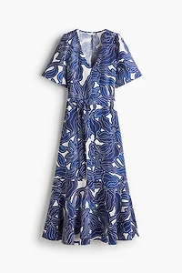 Patterned Twill Dress