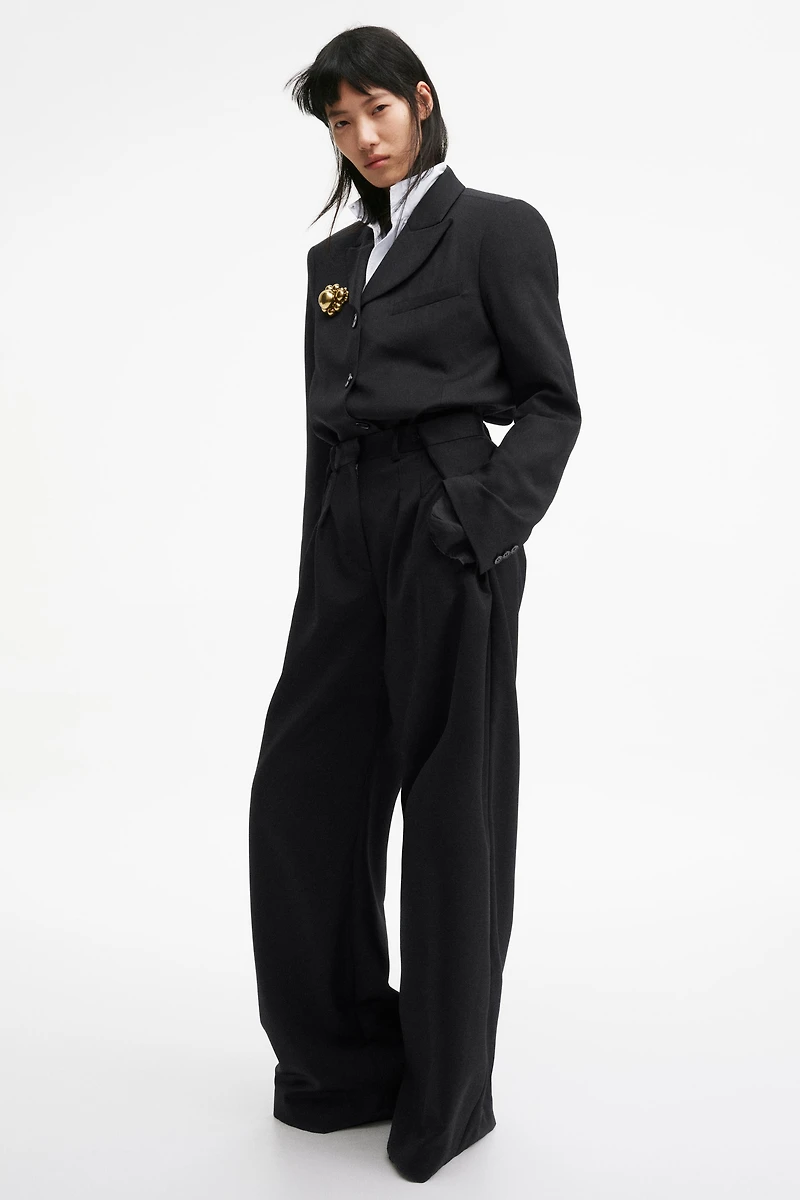 Wool-Blend Dress Pants