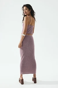 Knit Ruched-Detail Skirt