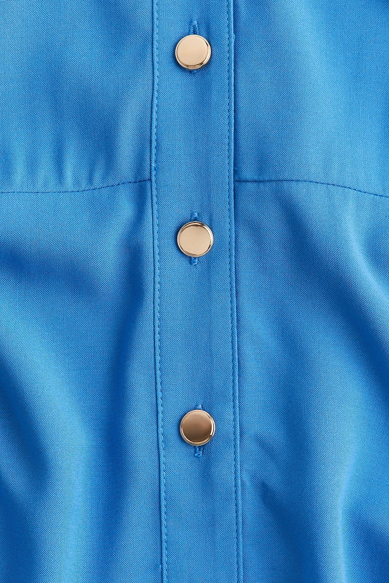 Tie-belt Shirt Dress