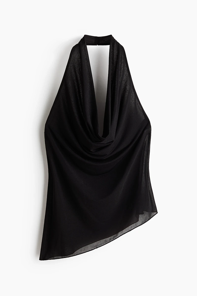 Asymmetric Halterneck Top