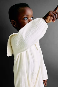 Cotton muslin romper suit