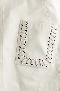 Coated Mini Skirt