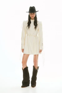 Robe en lin mélangé